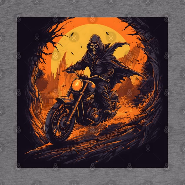 Epic Grim Reaper Motorcycle by pako-valor